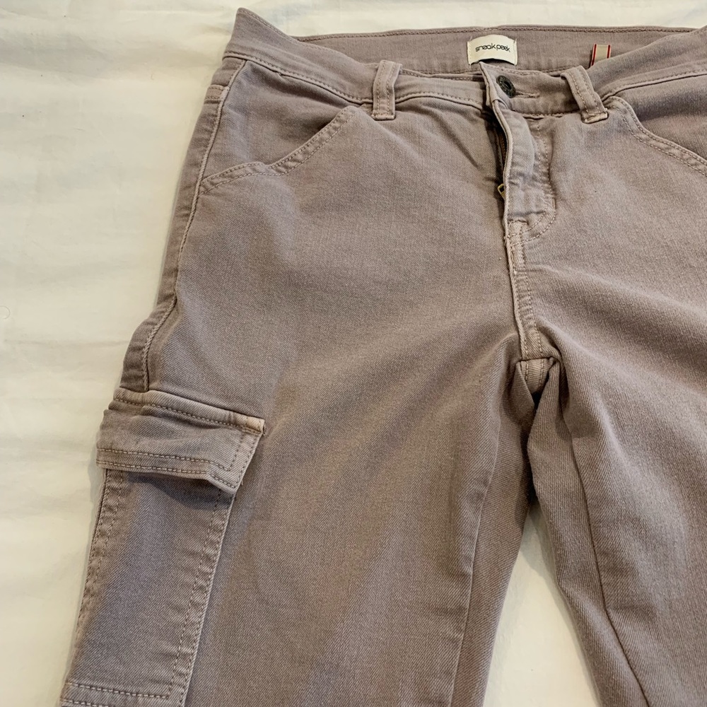 Skinny cargo jeans